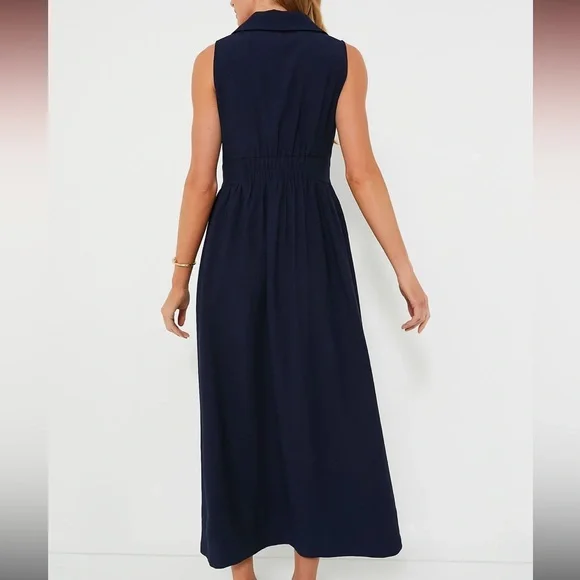 POMANDER PLACE

Navy Sleeveless Noelle Maxi Dress - Picture 4 of 11